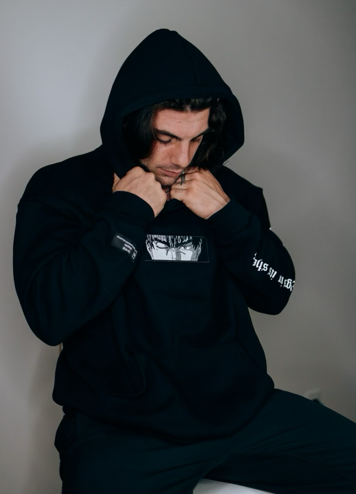 BLACK SWORDSMAN HOODIE
